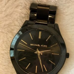 Michael Kors Womens Black Watch
